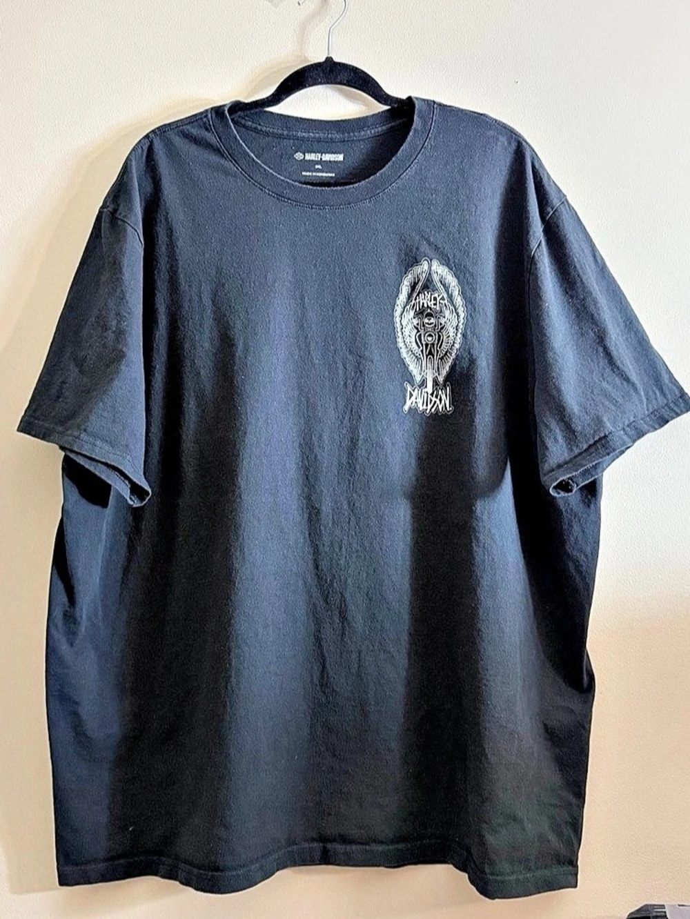 Harley-Davidson Evansville Indiana Dealer Graphic T-Shirt Tee Black 3XL
